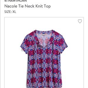 Elastic bottom tie front shirt